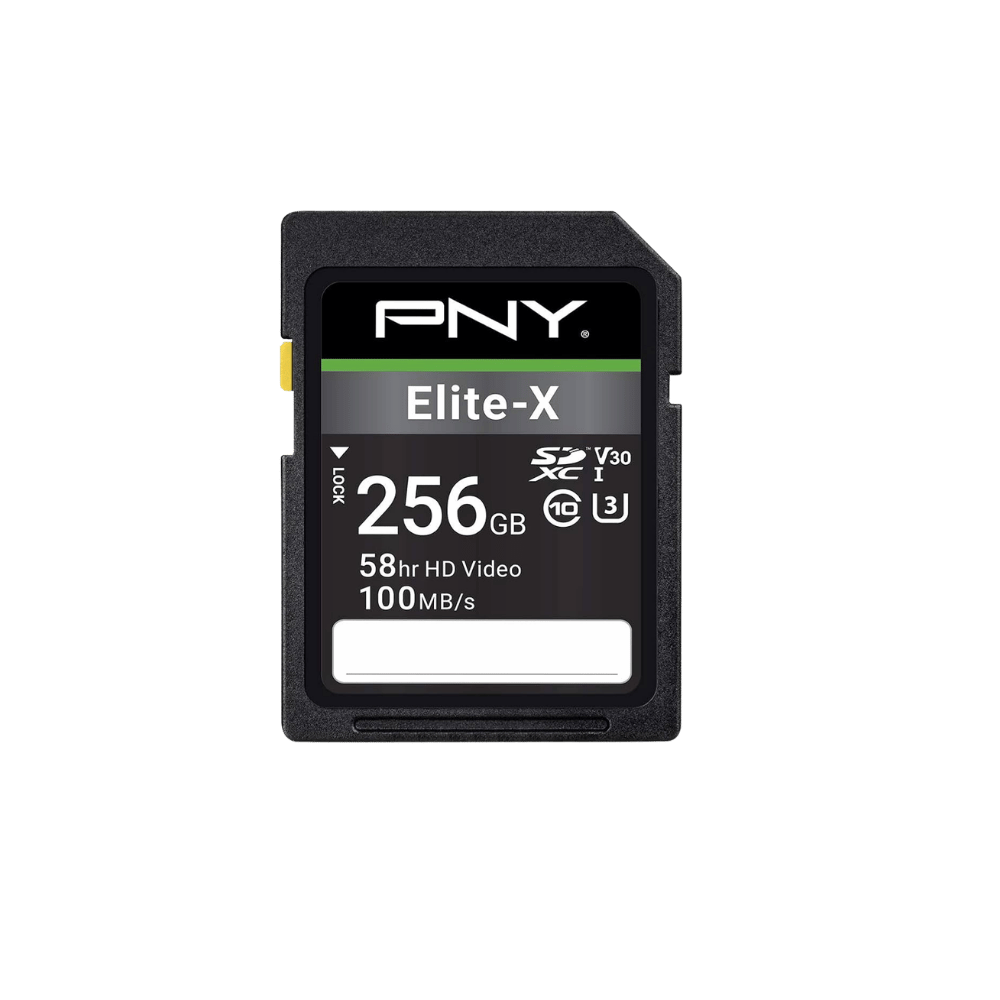 PNY Elite-X Class 10 U3 V30 microSD Memory Card 256GB