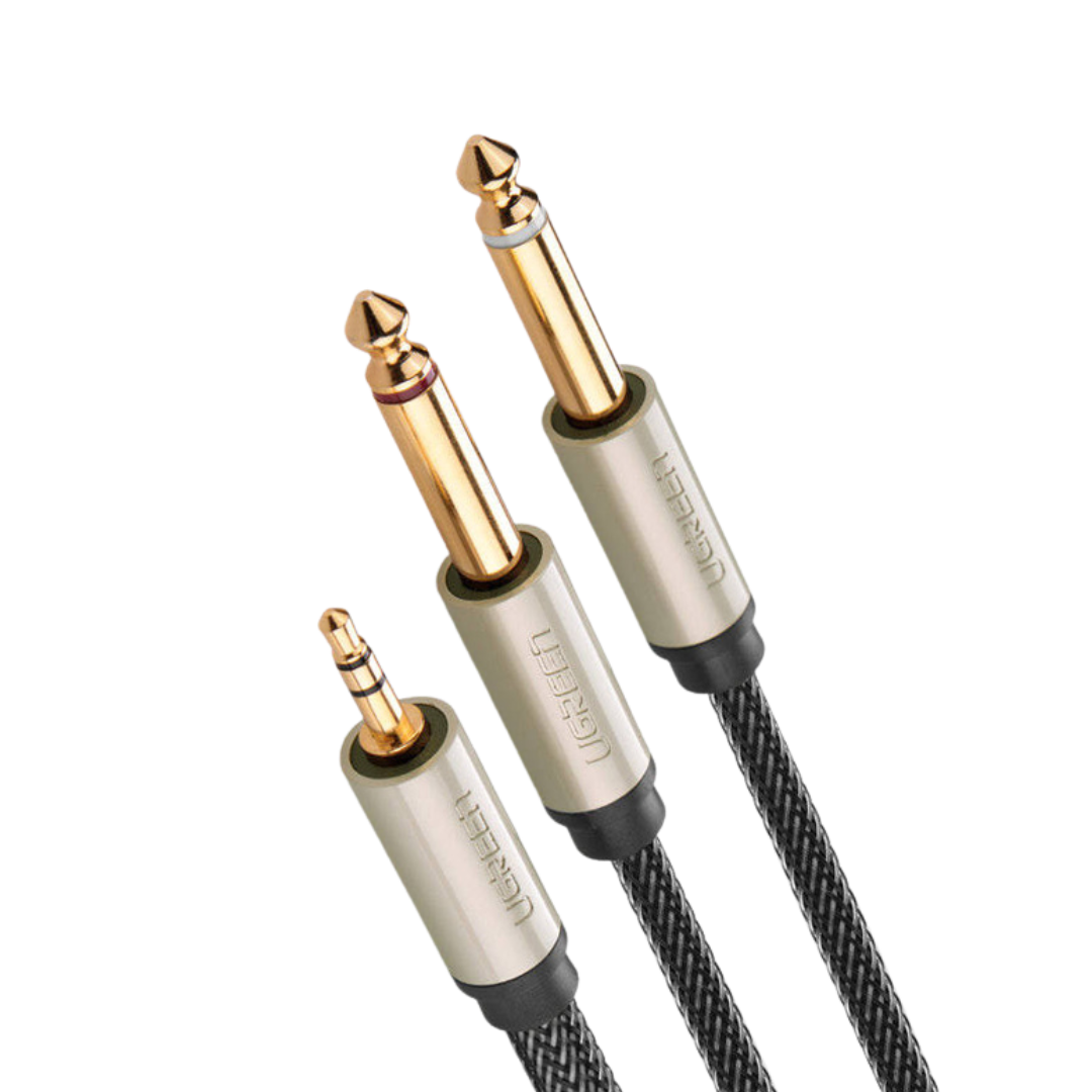 Ugreen 3.5mm TRS to Dual 6.35mm TS Cable 10615