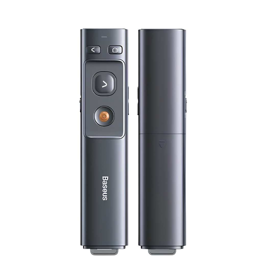BASEUS Orange Dot Wireless Presenter Green Laser Charging PPT Pointer Pen