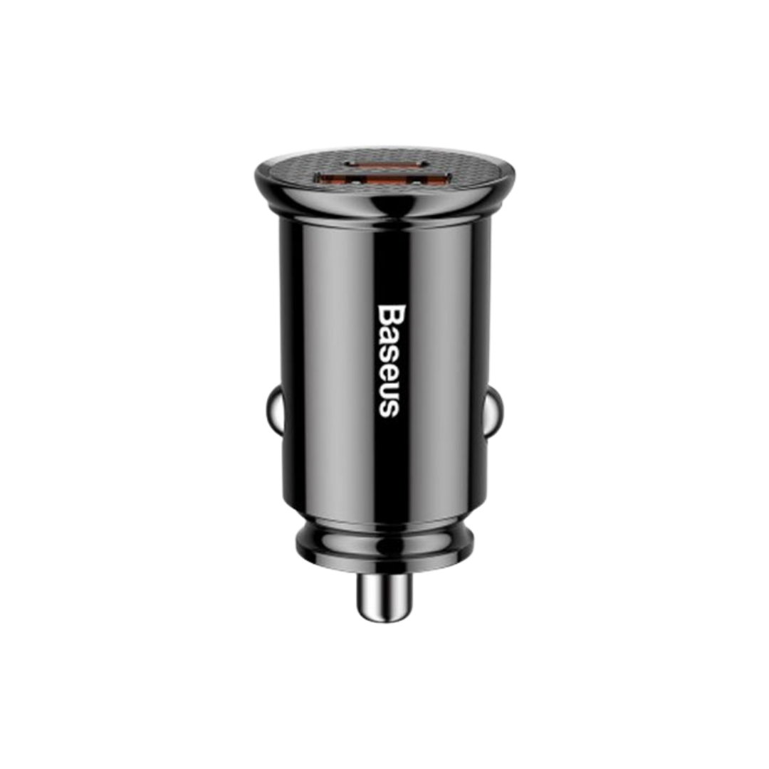Baseus CCALL-ML01 Compact Smart Car Charger Dual USB