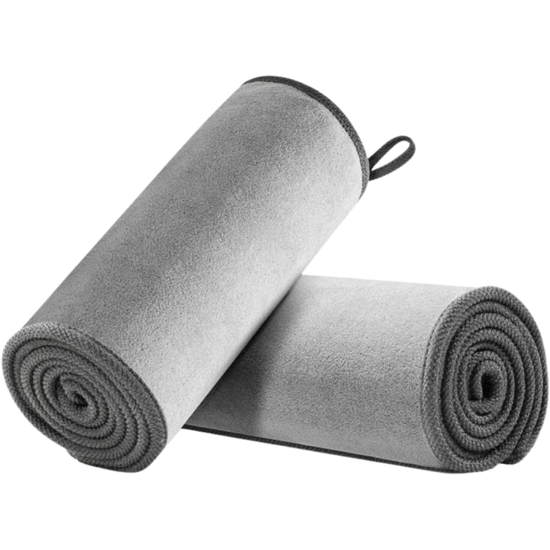 BASEUS 2Pcs Soft Fluffy Fiber Towel Car Care Cloth Home Cleaning Cloth