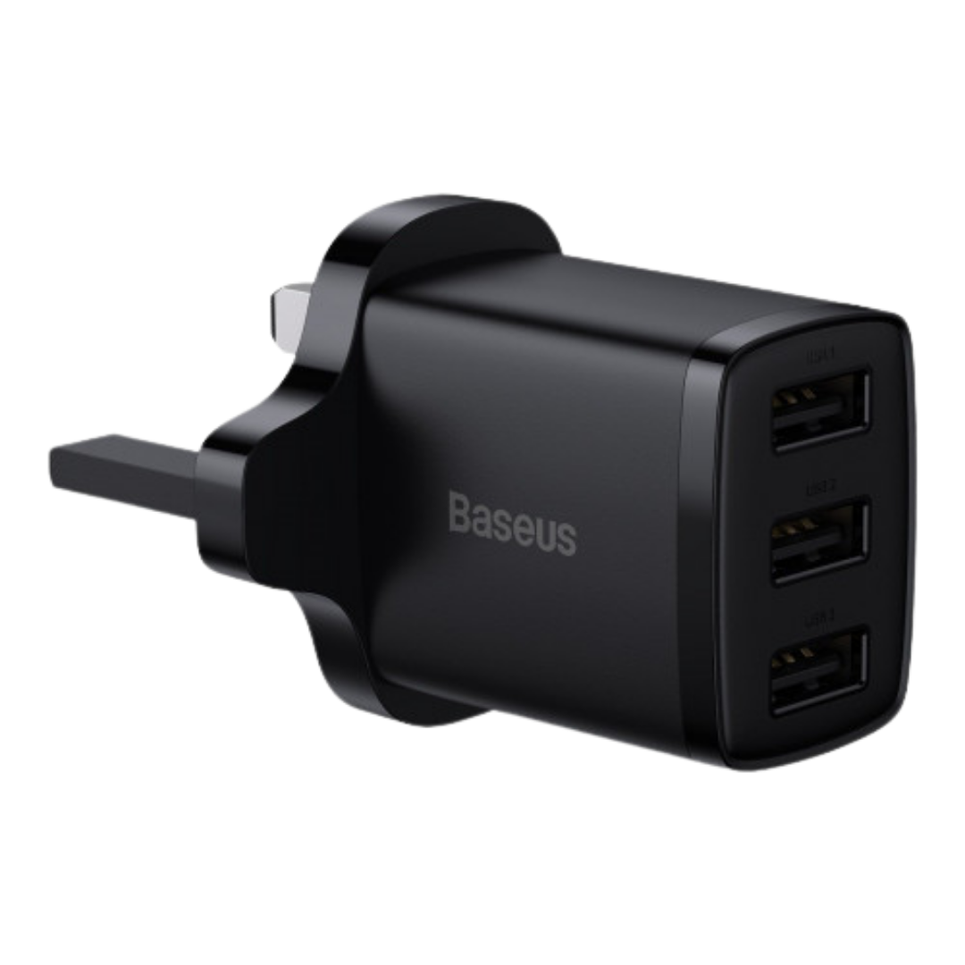 Baseus Compact Charger 3U 17W UK
