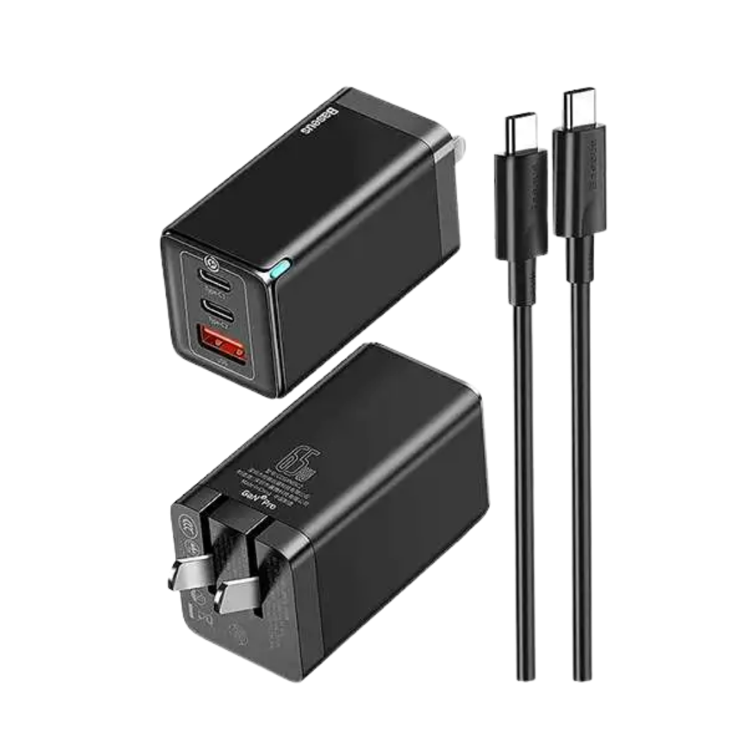 Baseus GaN3 Pro 65W 2C+U Fast Charger