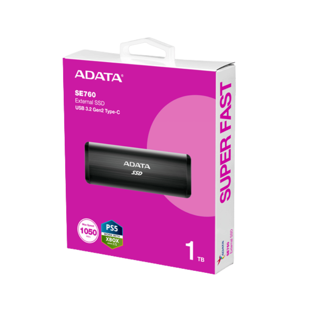 ADATA SE760 1TB USB C Portable SSD