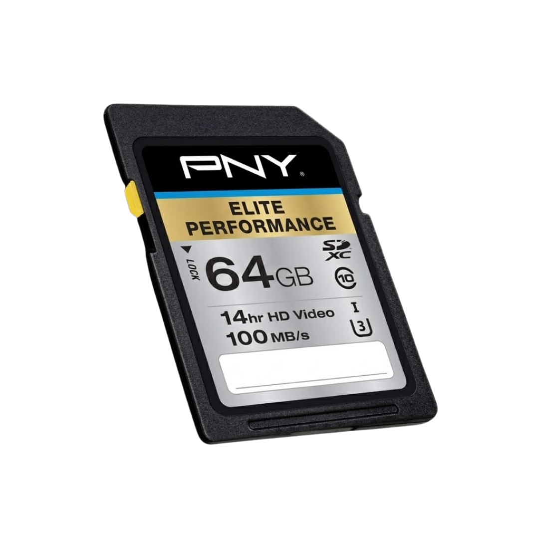PNY Elite Performance SDHC Flash Card 64GB