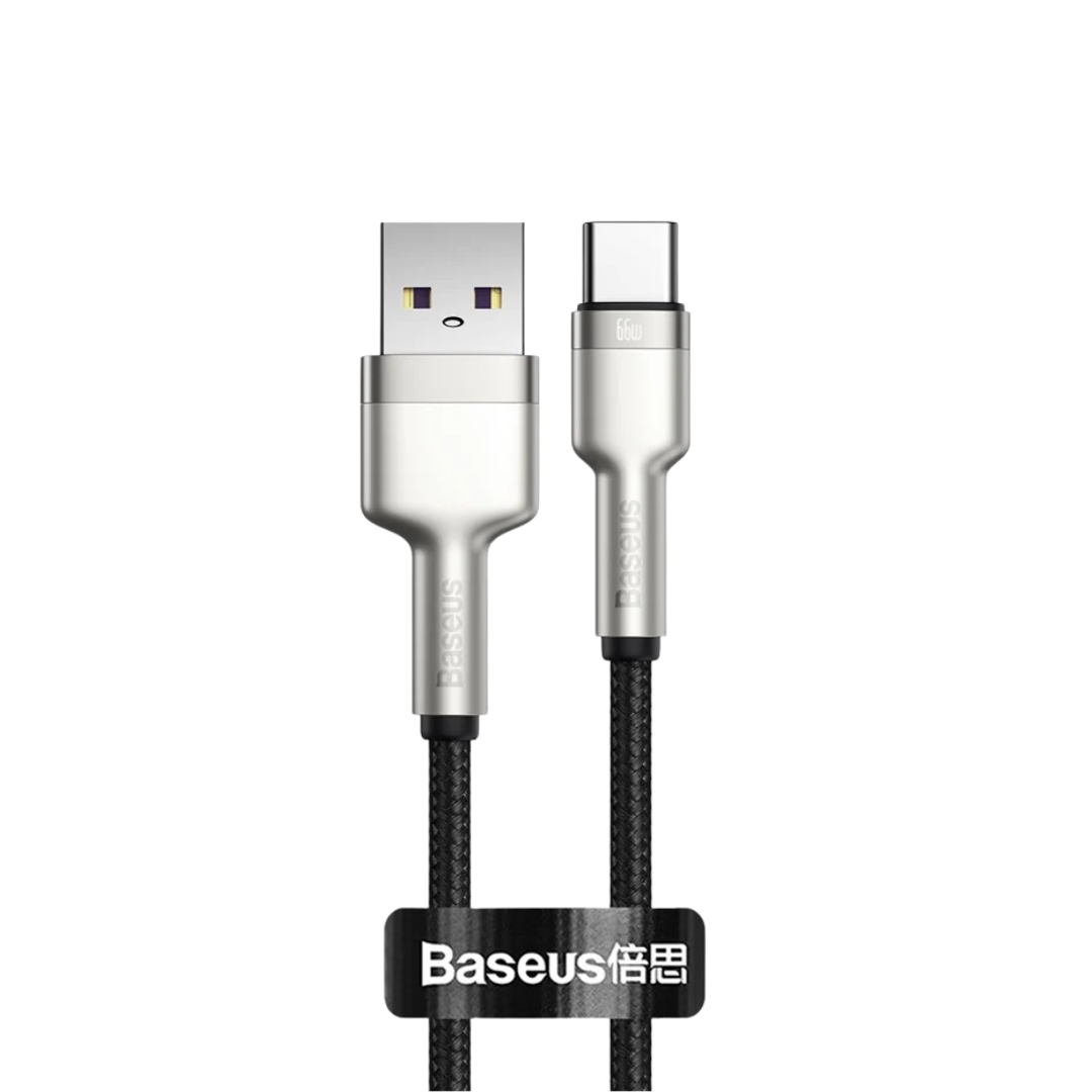 Baseus Cafule Series Metal Data Cable USB to Type-C 66W 2m Black
