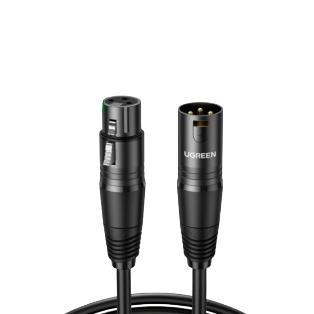 UGREEN Cannon Male to Female Microphone Extension Audio Cable 3 Meter 20711