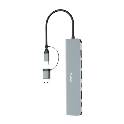 Aspor A781 USB A/C Hub 7-in-1