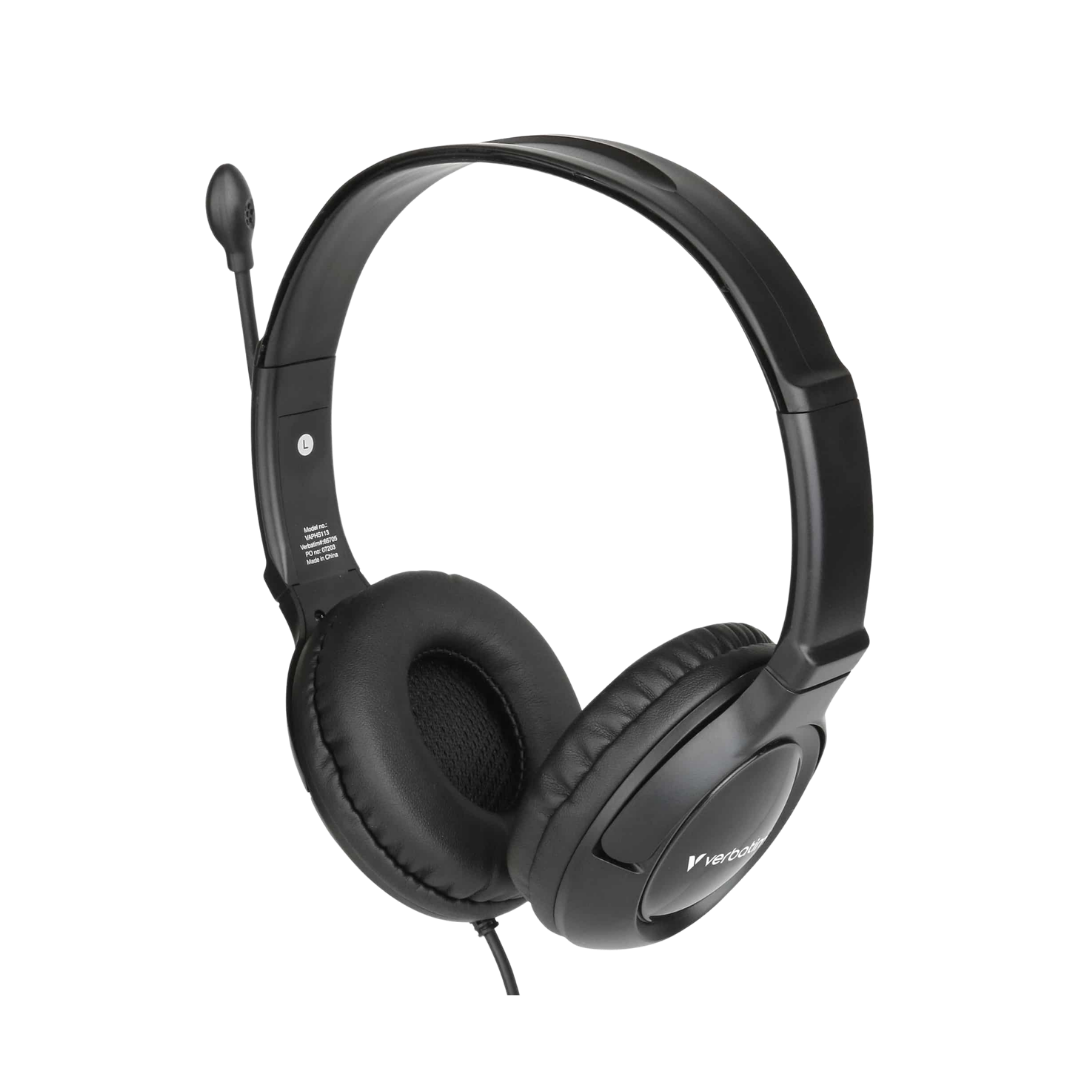 Verbatim Headset With Noise Cancelling Mic