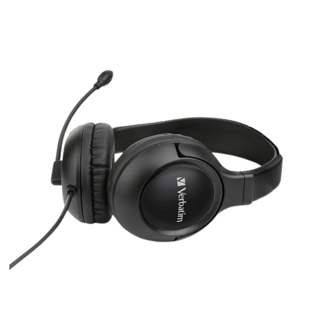 Verbatim Headset With Noise Cancelling Mic