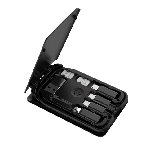 Budi Multi Functional Box For Phones With Wireless Charger M8J515W-BLK