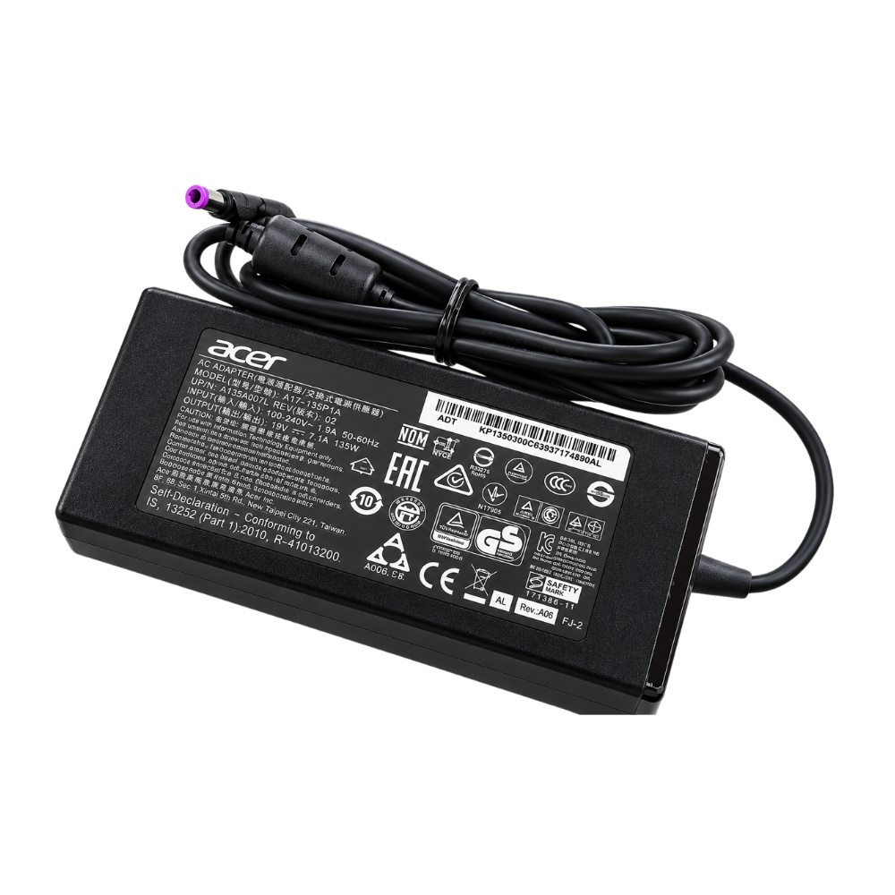 Acer 19V 7.1A 135W 5.51.7mm Charging Adapter